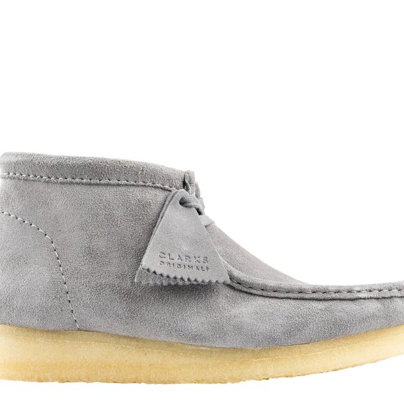 Clarks Wallabee Boot grey suede main image 5